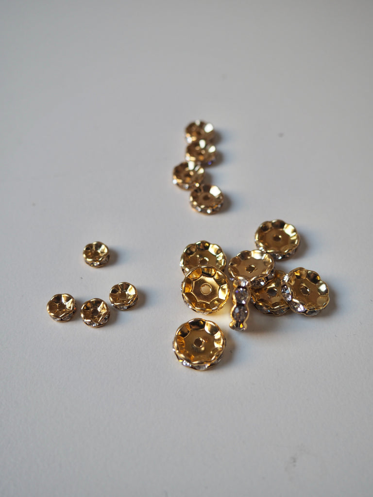 Gold Crystal Beads