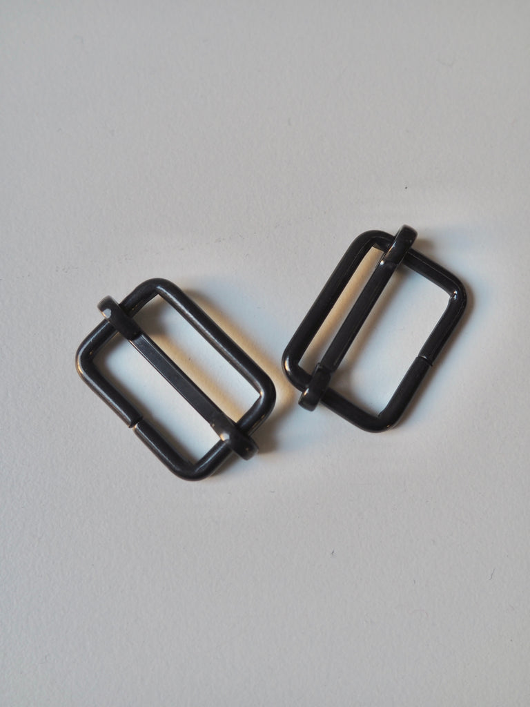 Black Tri-Slide Adjustable Buckle 24mm