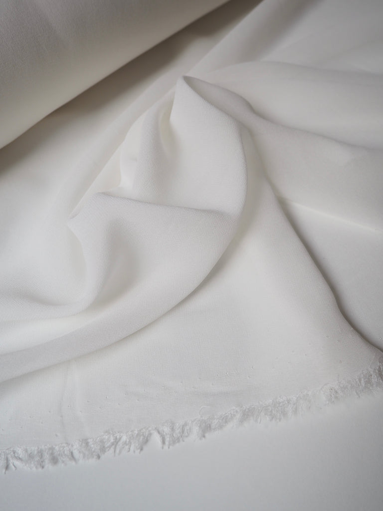 Ivory Silk Chiffon