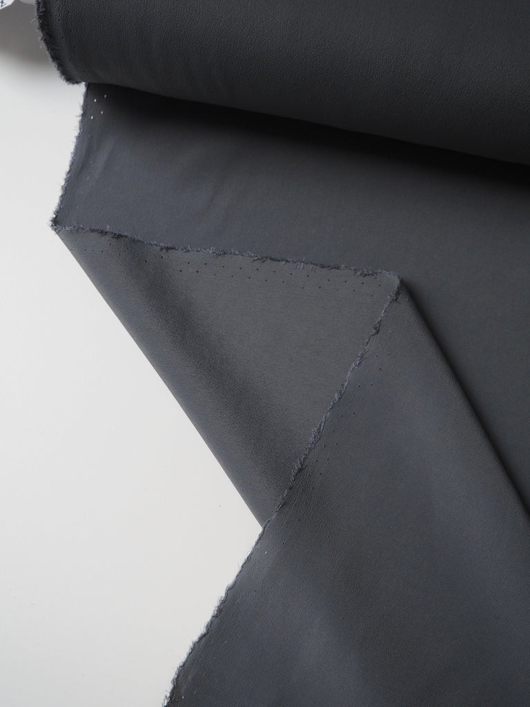 Grey Silk/Acetate Crepe de Chine