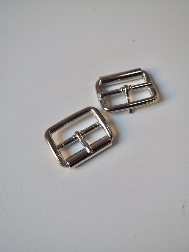 Silver Buckle 25mm