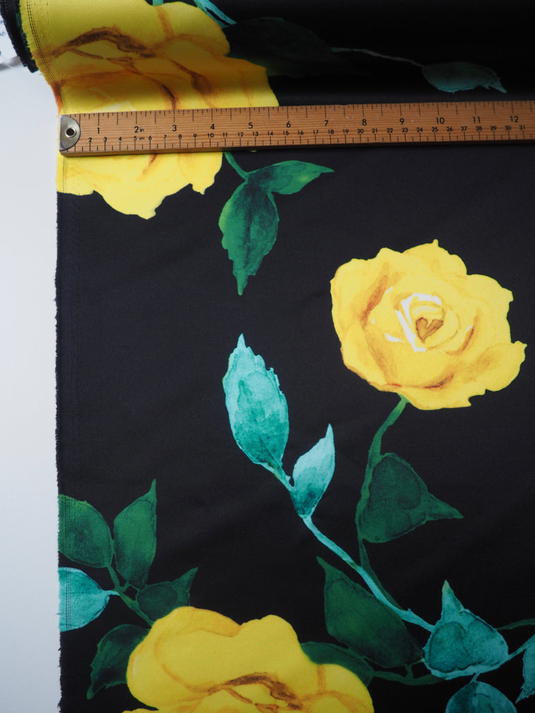 Yellow Rose Heavy Satin