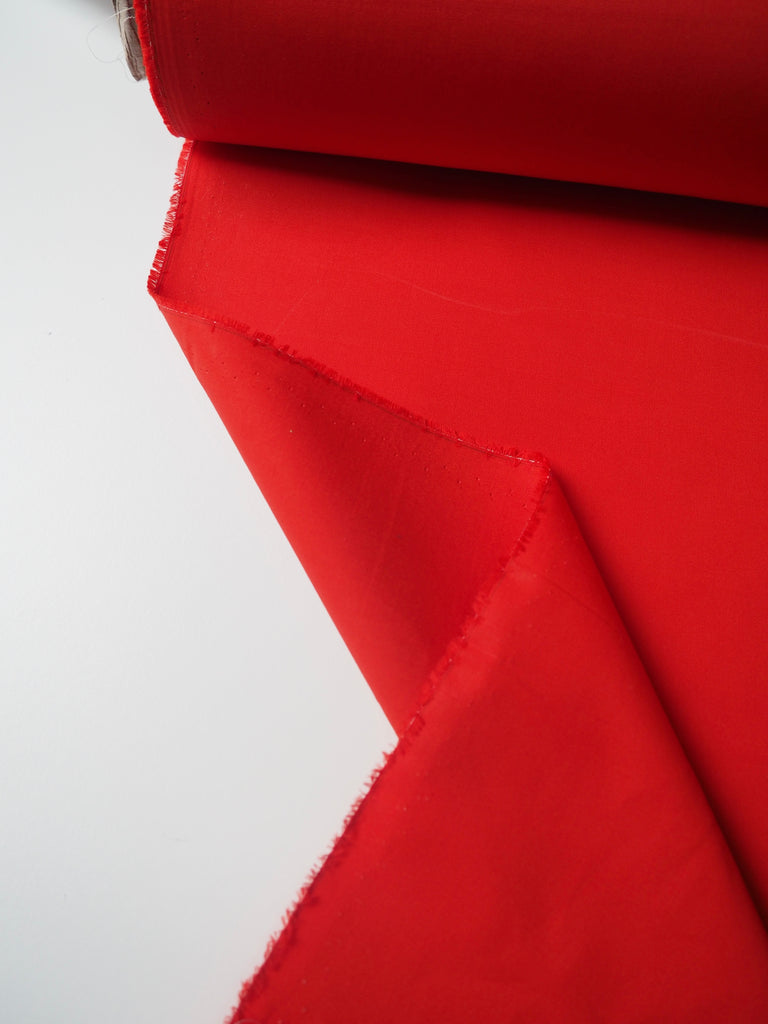 Vermillion Cotton Poplin