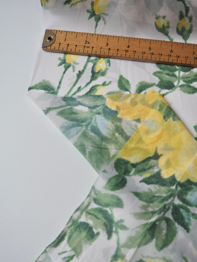 Yellow Rose Chiffon