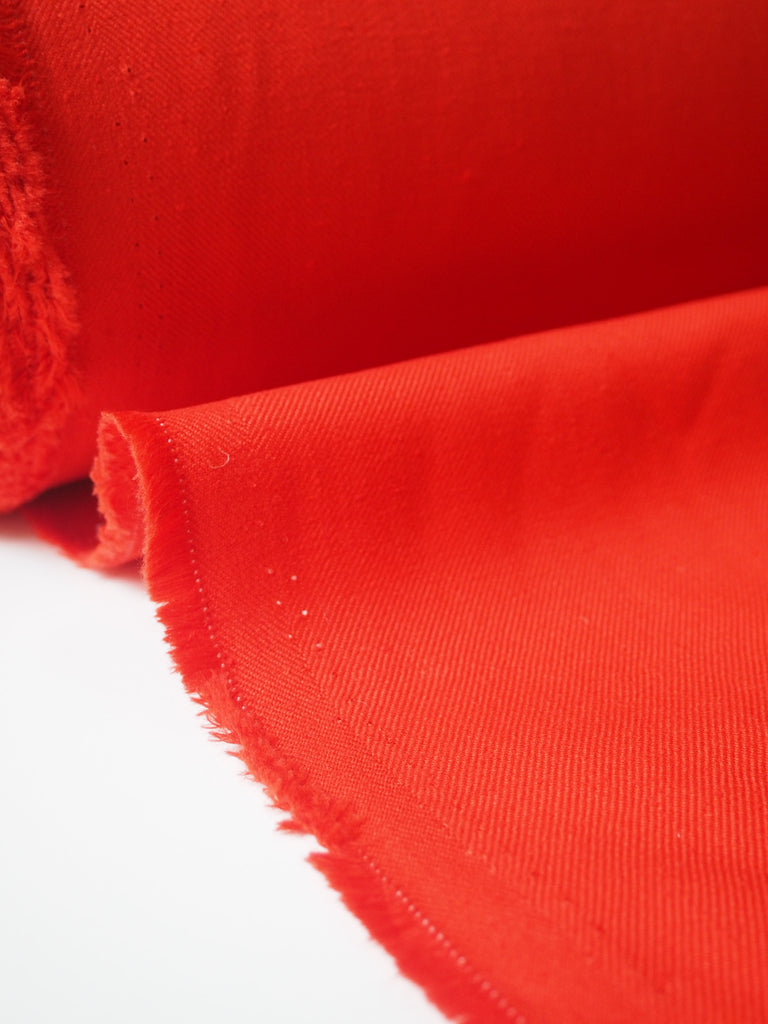 Orange Cotton Twill