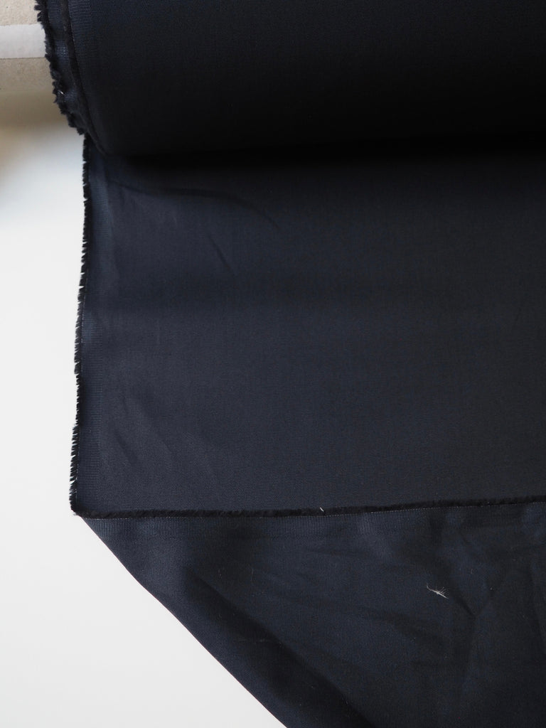 Midnight Blue Organic Cotton Gabardine