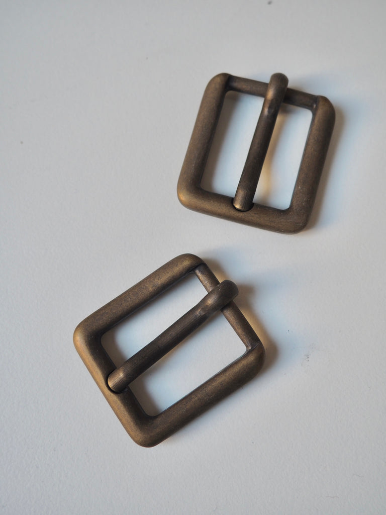 Antique Brass Buckle 45mm