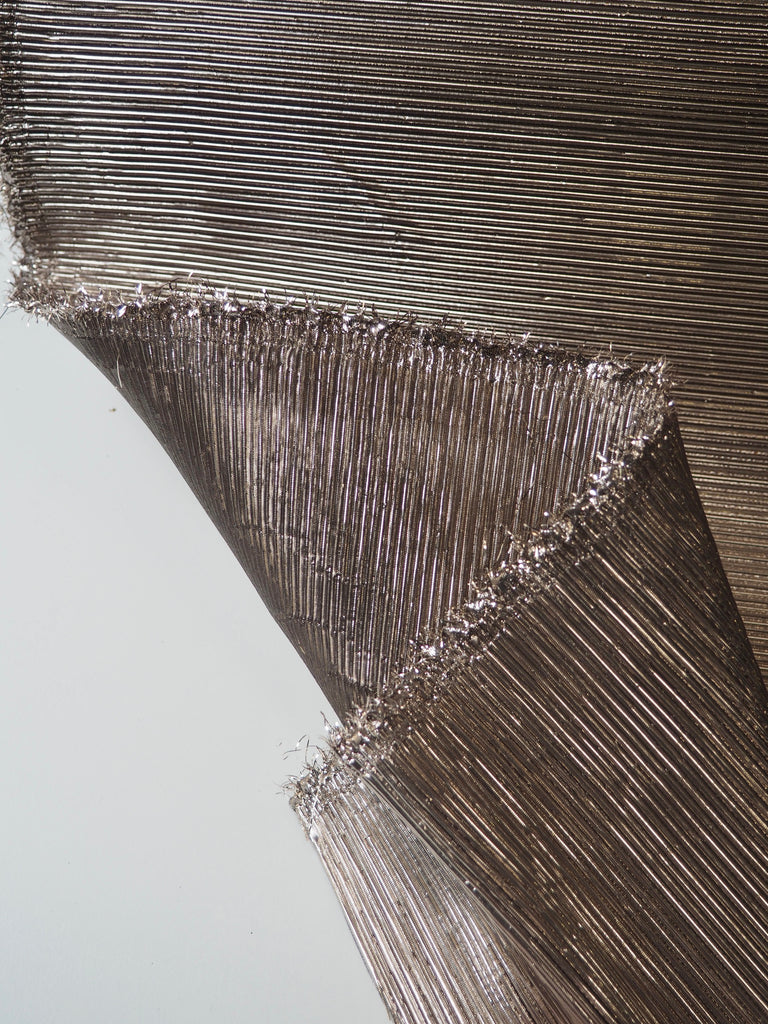 Metallic Rib Cloqué