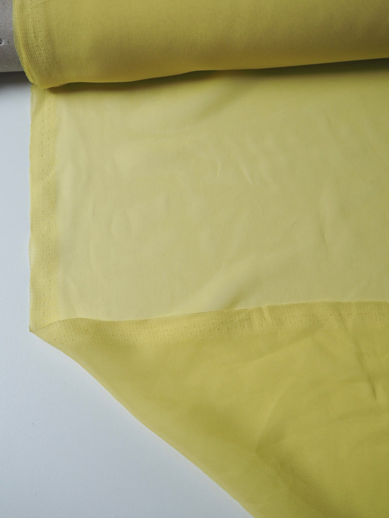 Yellow Silk Chiffon