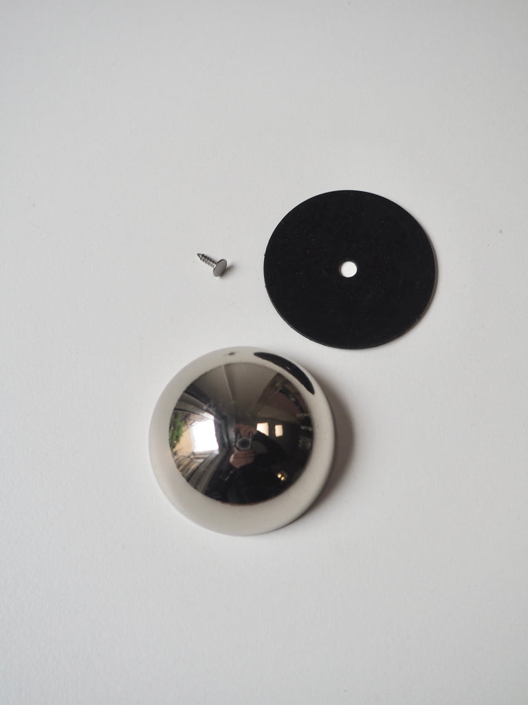 Silver Dome Studs 40mm