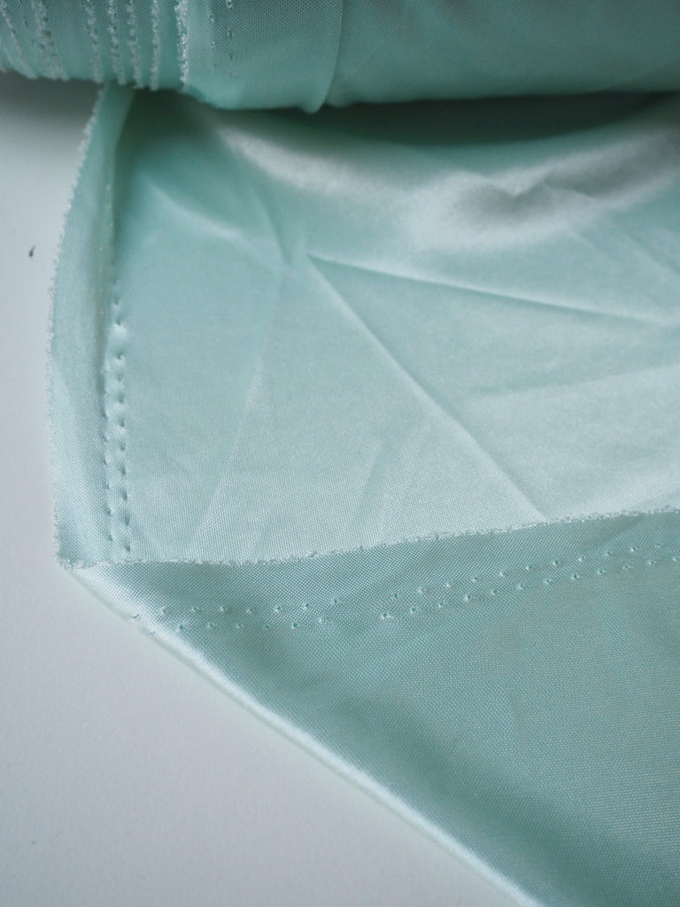 Mint Satin Jersey