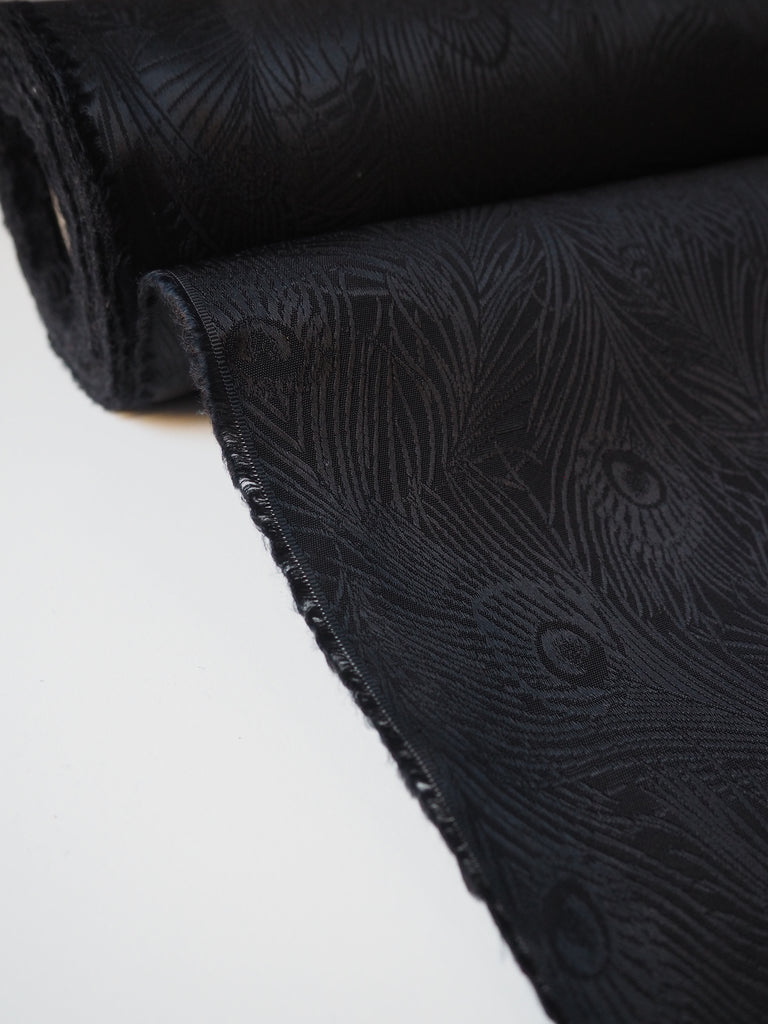 Liberty Black Hera Furnishing Jacquard