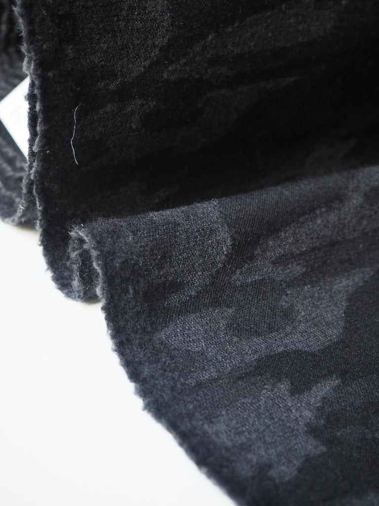 Black Camouflage Waterproofed Wool