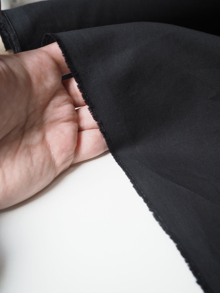 Black Sateen Cotton