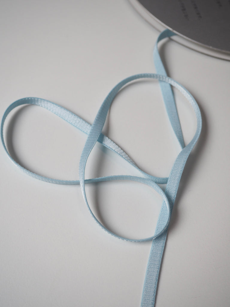 Shindo Light Blue Satin Elastic 6mm