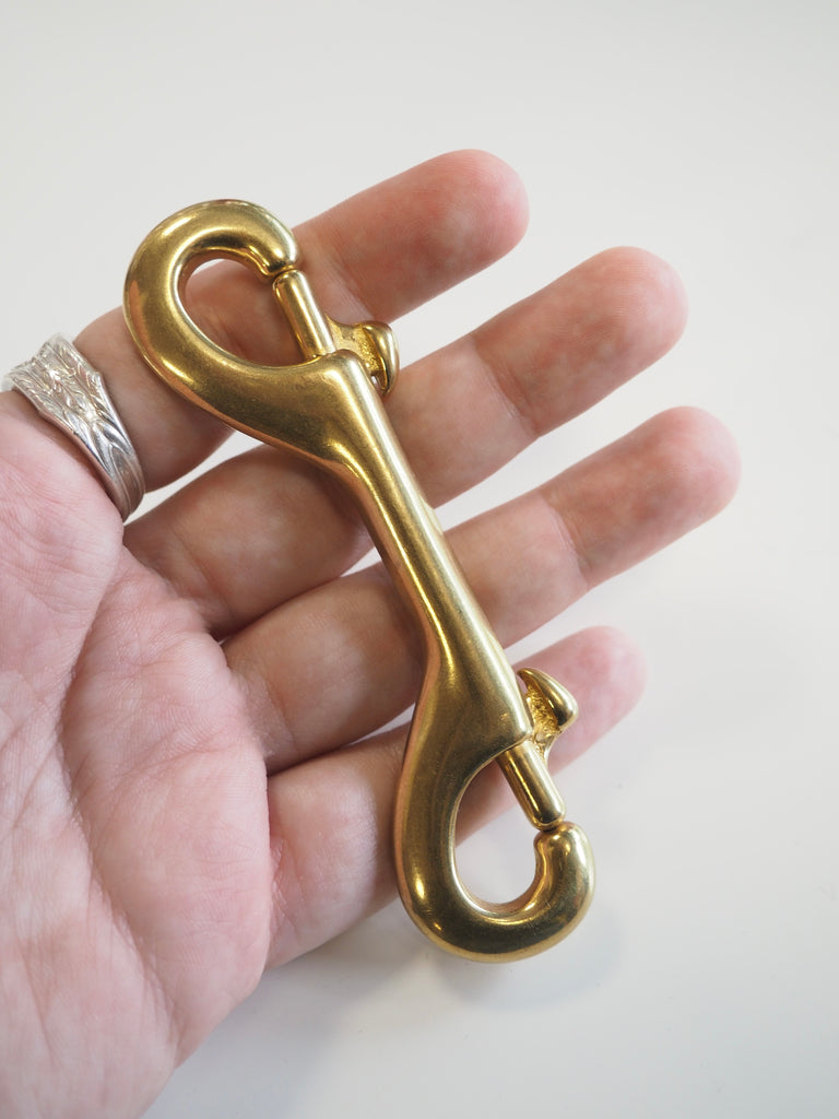 Gold Double Spring Hook 10.5cm