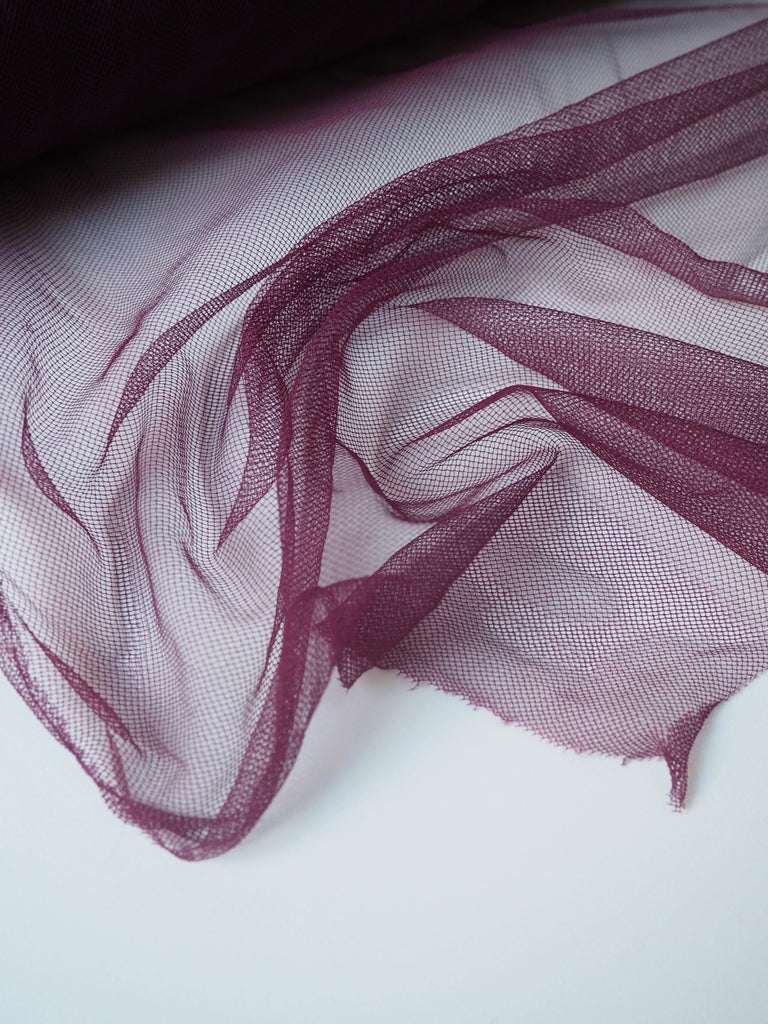 Wine Mesh Tulle