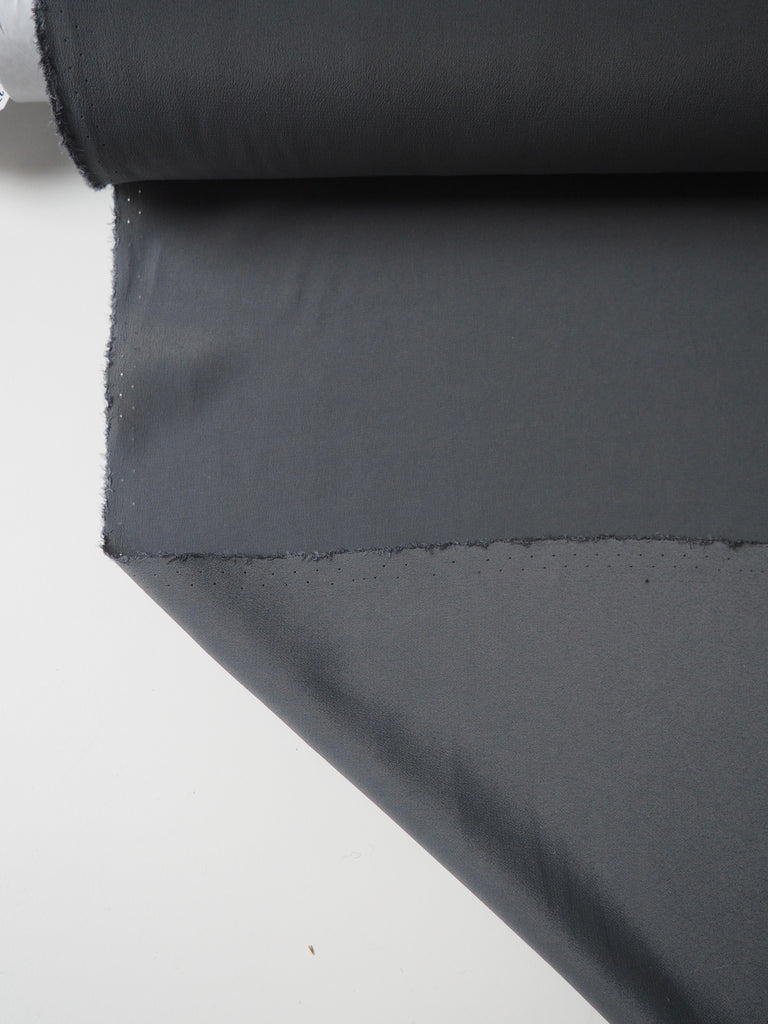 Grey Silk/Acetate Crepe de Chine