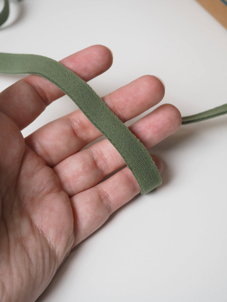 Olive Elastic 12mm