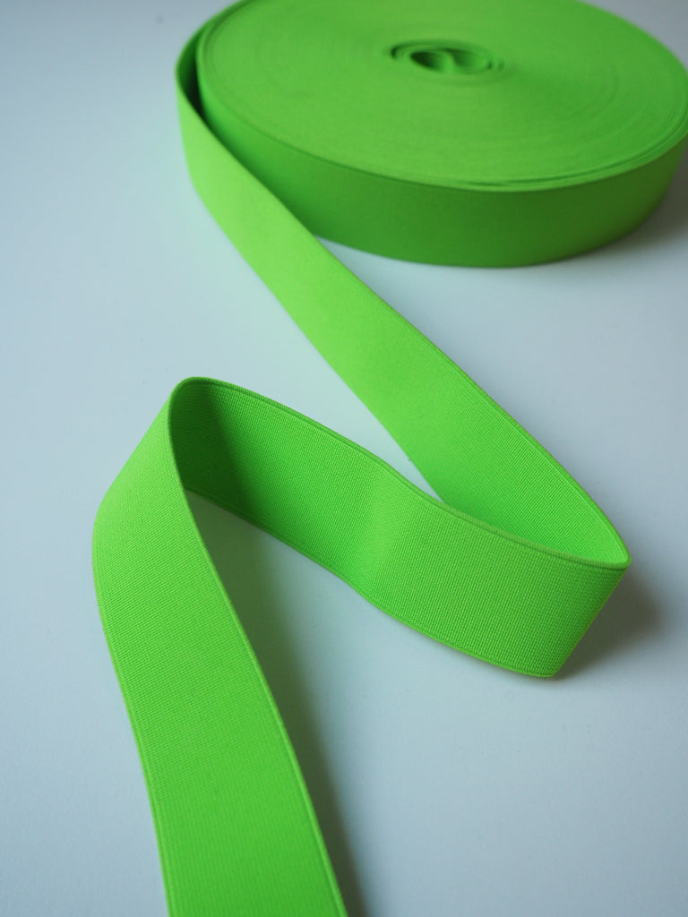 Neon Green Elastic 35mm