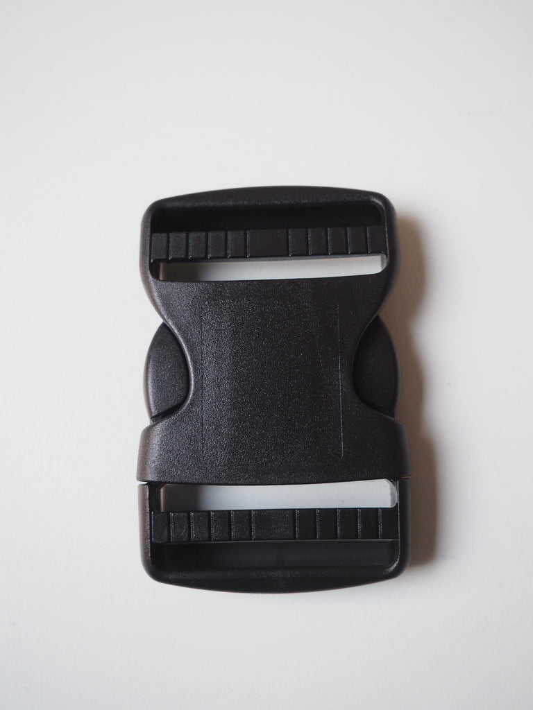 Black Dual Adjust Side Release Buckle 55mm