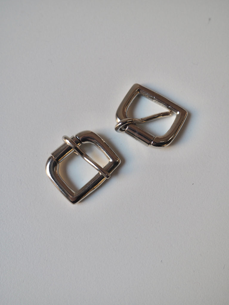 Silver D-Buckle 25mm