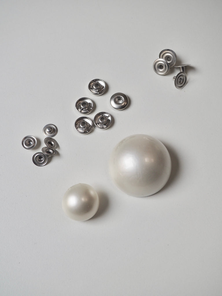 Pearl Dome Press Studs