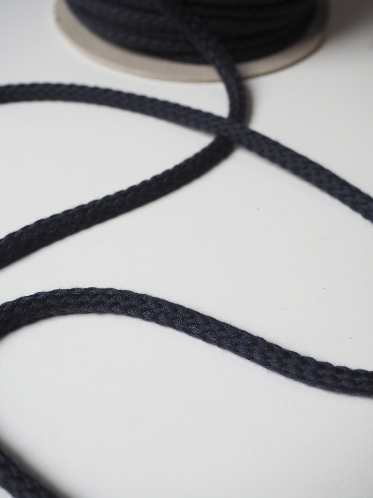 Navy Braided Cord 8mm