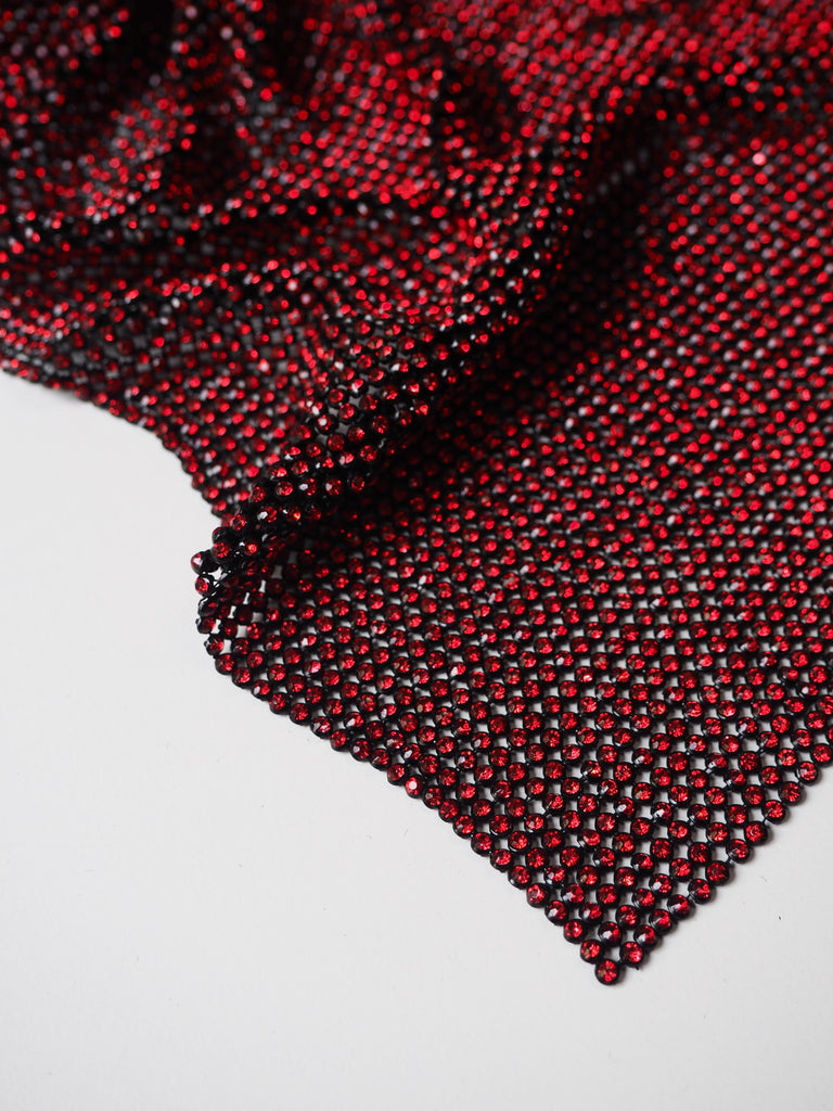 Bright Red Crystal Black Chainmail