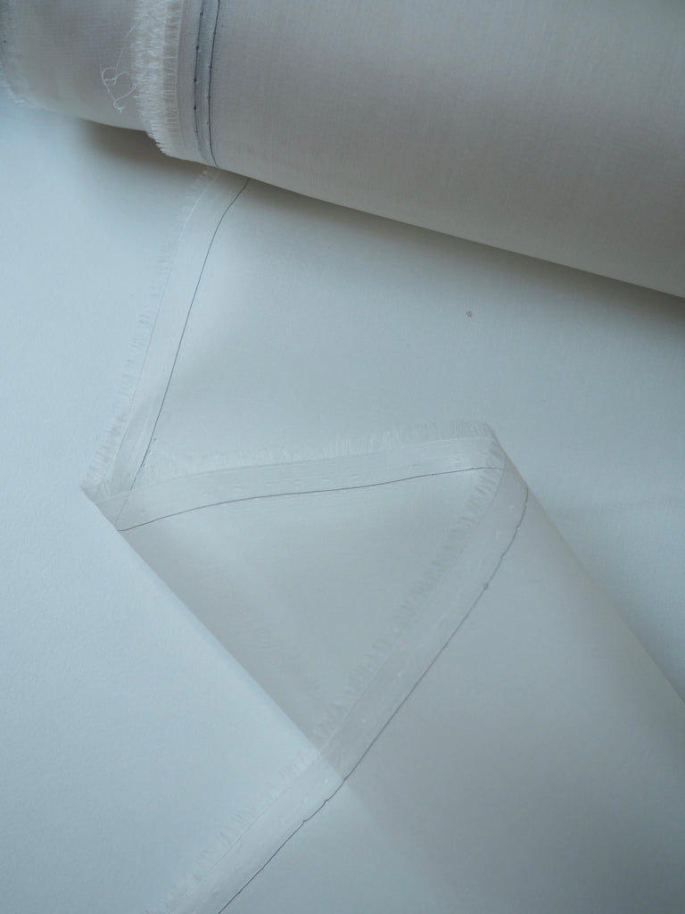 Ivory Silk Organza