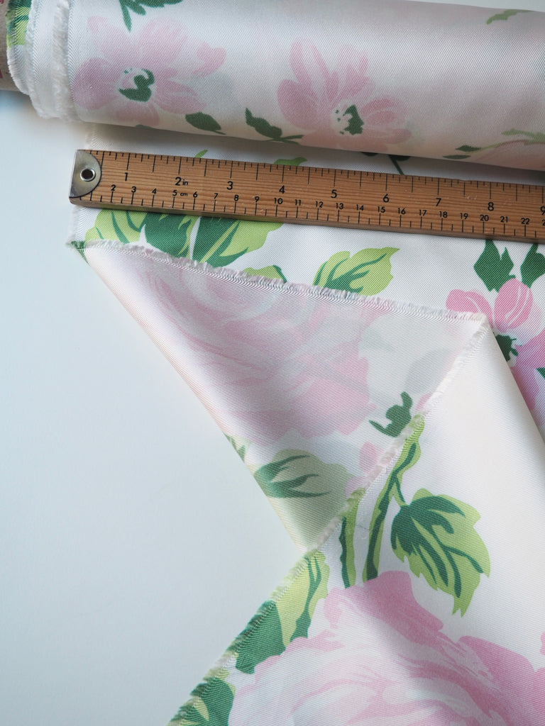 Pink Rose Silk Twill