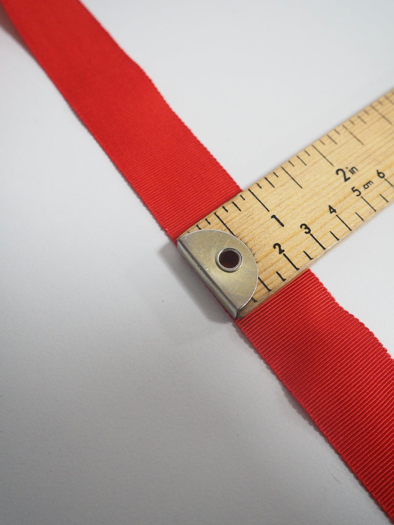 Shindo Cherry Grosgrain Ribbon 25mm