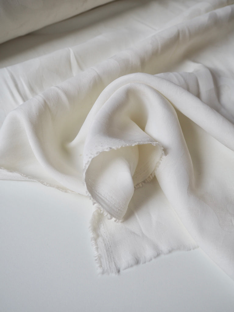Ivory Camouflage Jacquard
