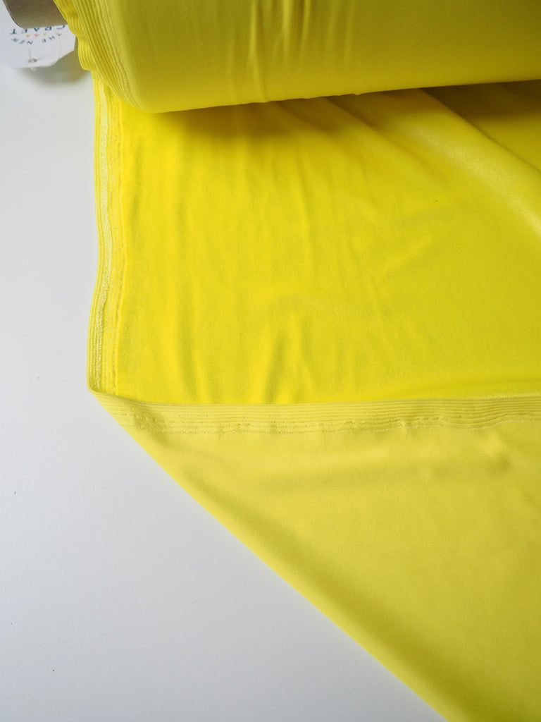 Neon Yellow Velour