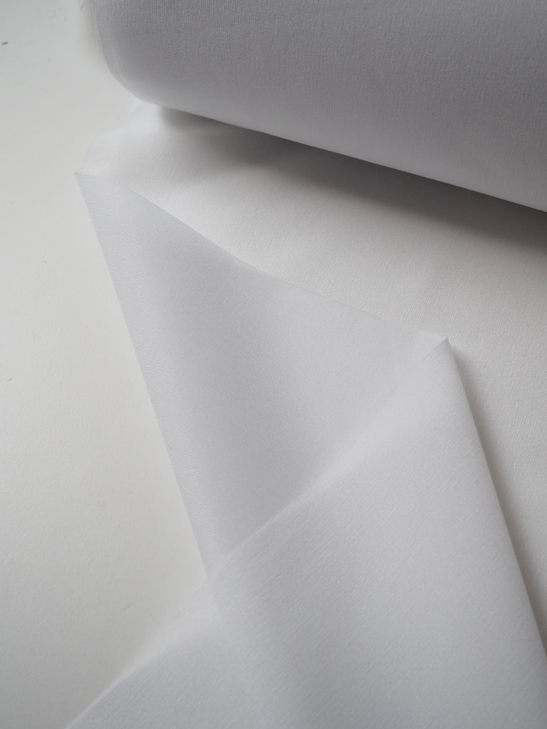 White Mediumweight Fusible Interfacing