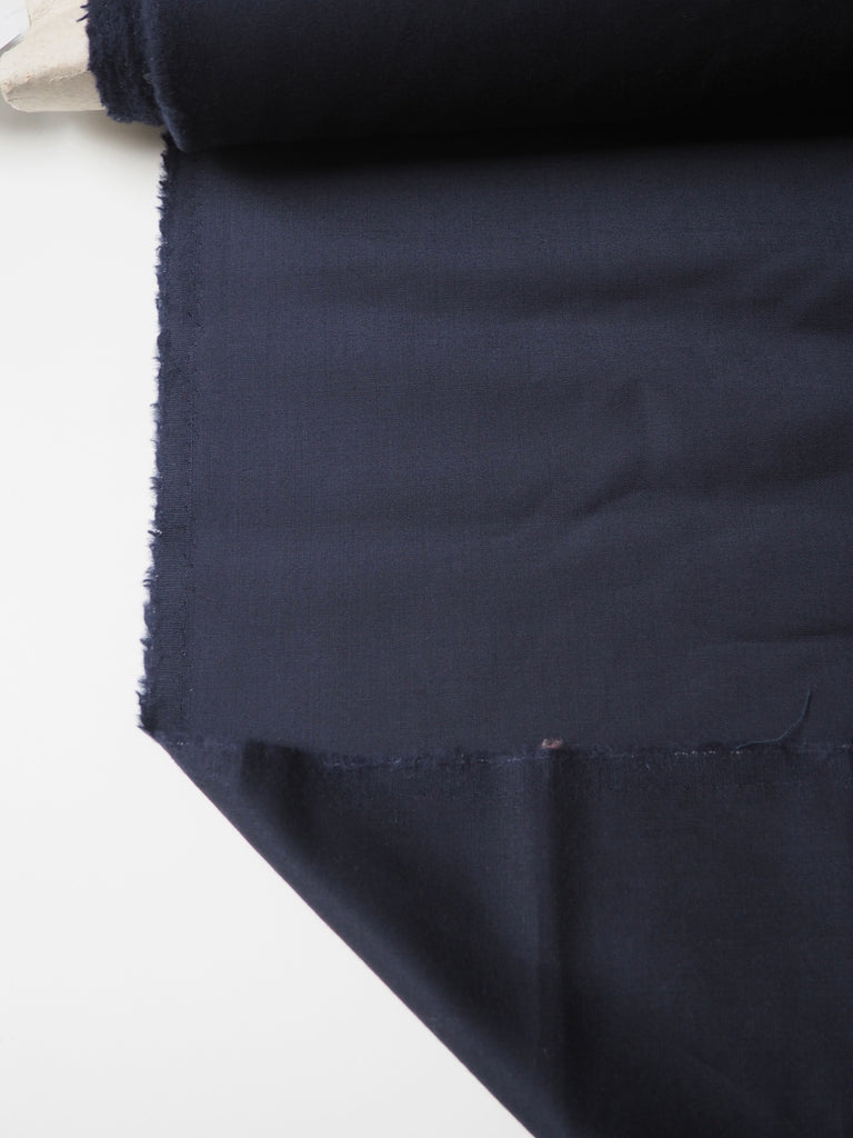 Navy Wool Blend Lightweight Suiting