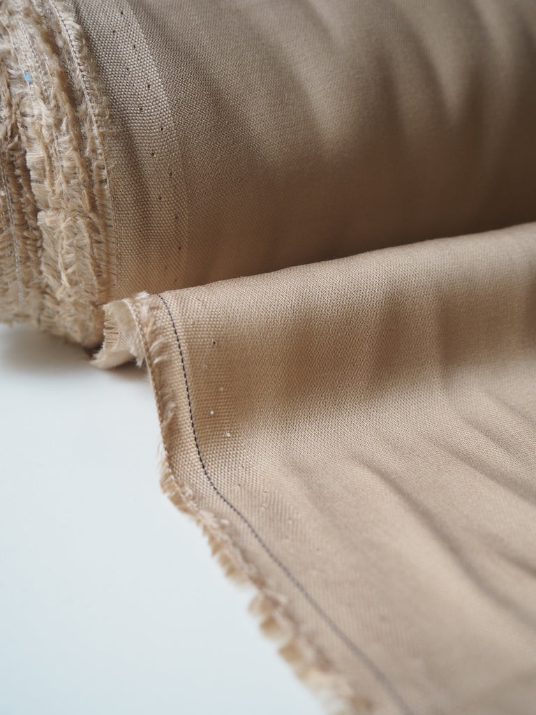 Sand Tencel Broken Twill Sateen