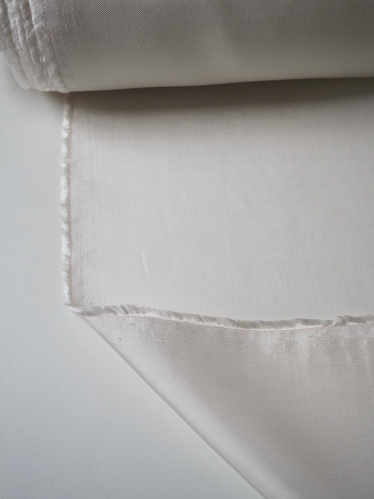 Ivory Viscose Satin Twill Lining