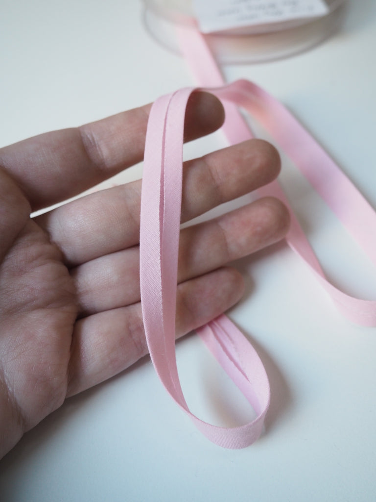 Pink Poly-Cotton Bias Binding 6mm