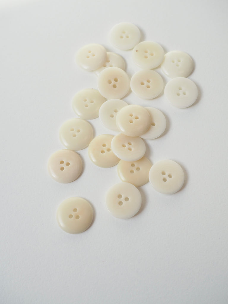 Cream Domed Corozo Buttons 13mm/20L