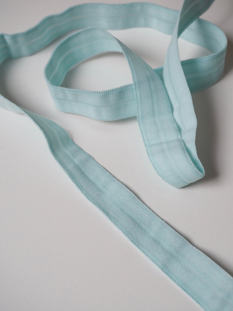 Aqua Fold Over Elastic 16mm