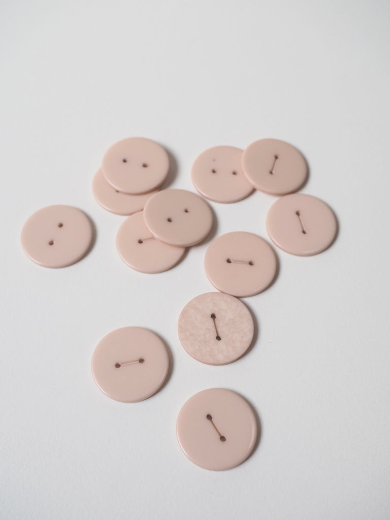 Peach Buttons 19mm