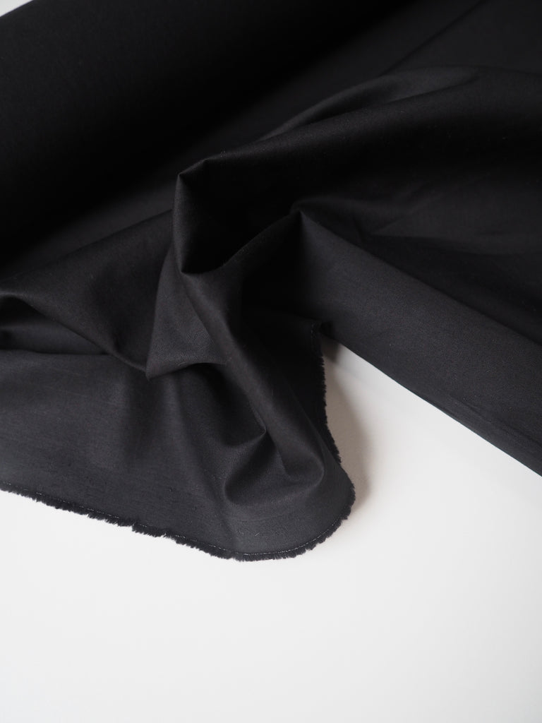 Black Sateen Cotton