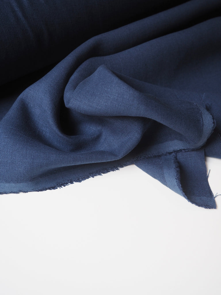 Deep Blue Linen