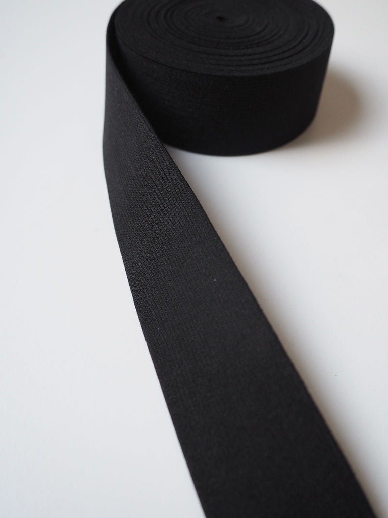 Black Elastic 35mm