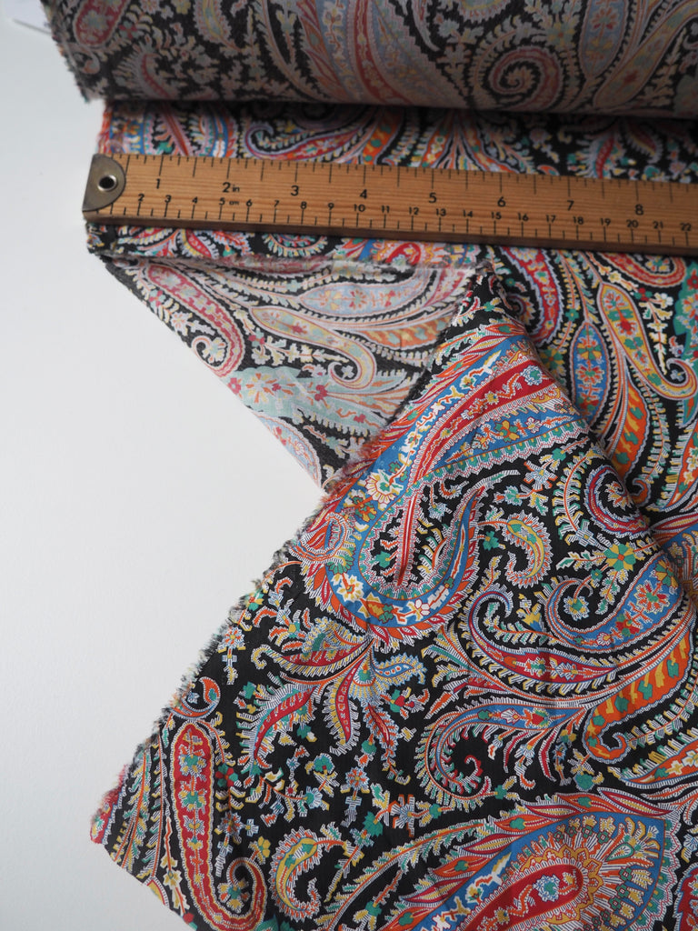 Liberty Rainbow Paisley Cotton Poplin