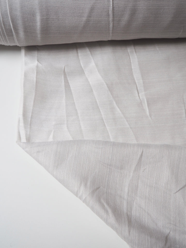 Oyster Striped Extra-Wide Furnishing Voile