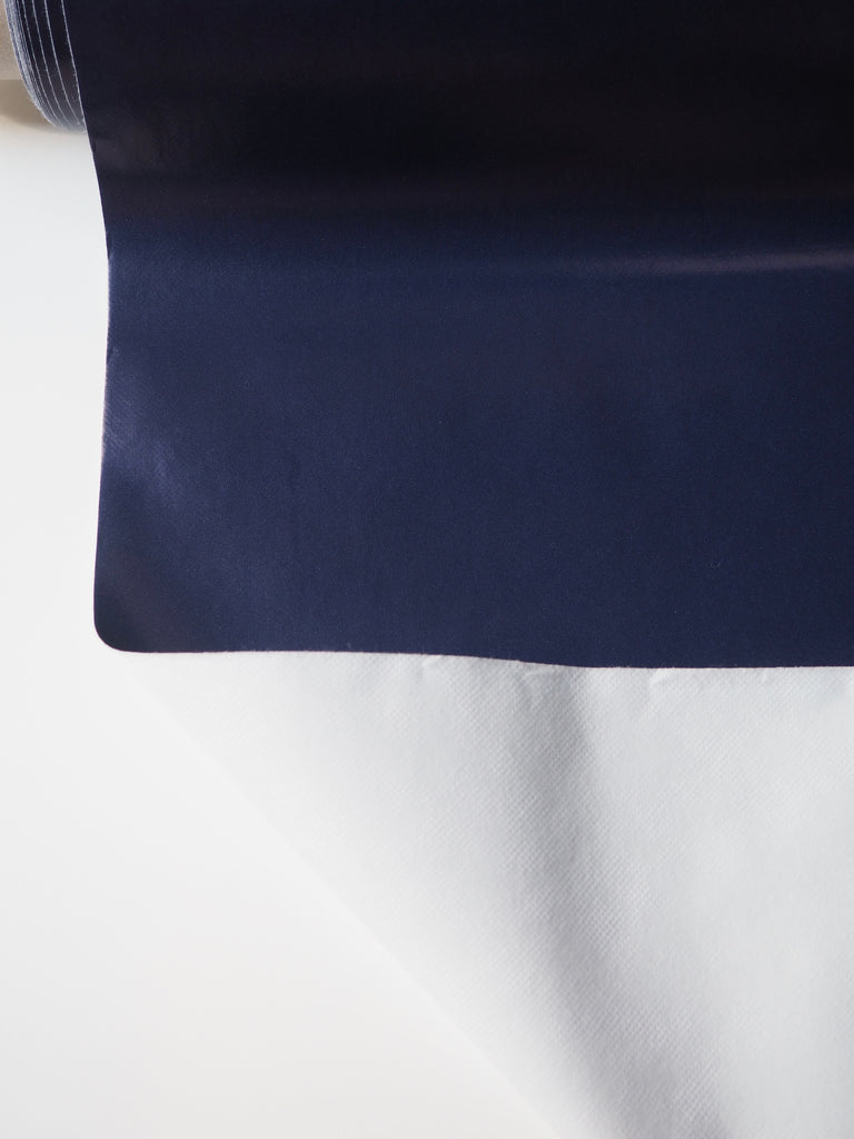 Blue Patent Polyester Oilcloth