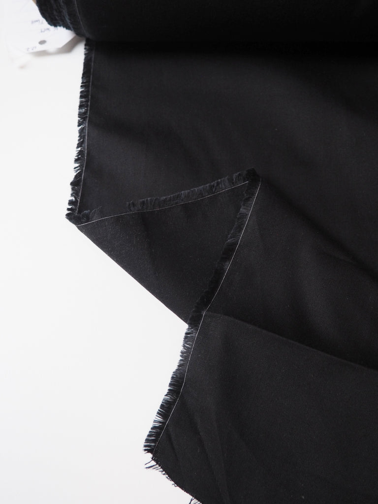 Black Soft Tencel Twill