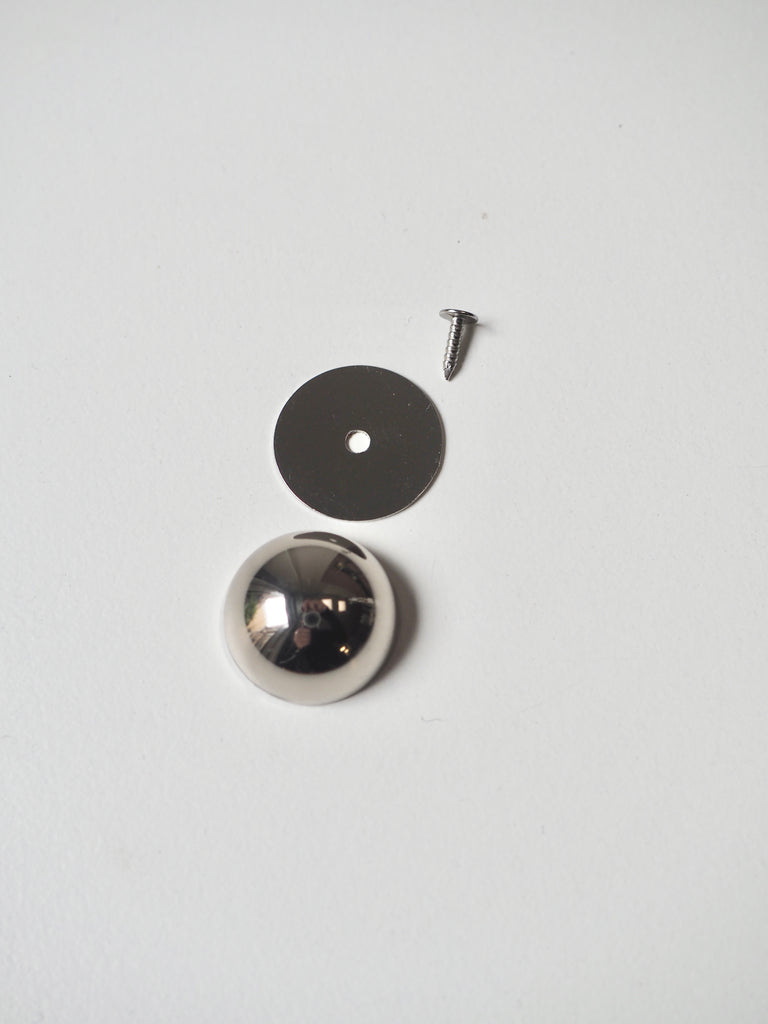 Silver Dome Studs 18mm